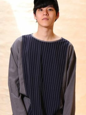 「revertical（リバーティカル）のアイテム」を使った、yoshiさん（メンズ・165cm）の秋コーディネート