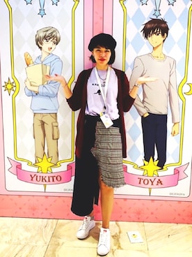 「STUDIOUS（ステュディオス）のアイテム（帽子）」を使った、takumiさん（レディース・170cm）の冬コーディネート