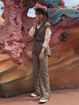 hanamaruさん（レディース・155cm）の冬コーディネート