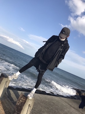 し の は らさん（メンズ・178cm）の冬コーディネート