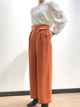 「RAW FUDGE（ローファッジ）のアイテム」を使った、まりさん（レディース・162cm）の冬コーディネート