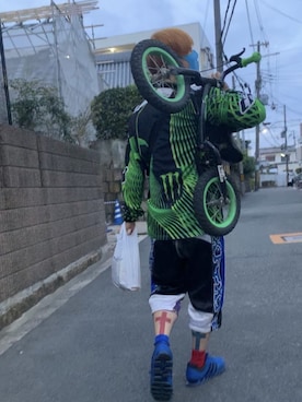 「FOXのアイテム」を使った、SMさん（メンズ・167cm）の春コーディネート