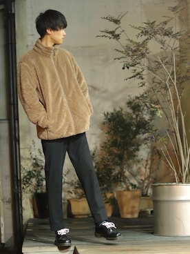 「アイテム（その他シューズ）」を使った、SHOTAさん（メンズ・176cm）の冬コーディネート
