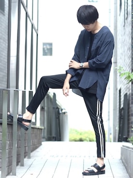「アイテム（バングル/リストバンド）」を使った、SHOTAさん（メンズ・176cm・10代）の夏コーディネート