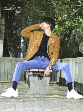 「NOISE MAKER（ノイズメーカー）のアイテム」を使った、SHOTAさん（メンズ・176cm）の秋コーディネート