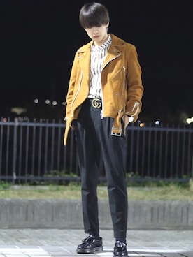 「NOISE MAKER（ノイズメーカー）のアイテム」を使った、SHOTAさん（メンズ・176cm）の秋コーディネート