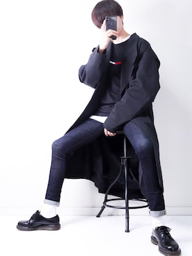 「TOMMY HILFIGER（トミーヒルフィガー）のアイテム（トップス）」を使った、SHOTAさん（メンズ・176cm）の春コーディネート