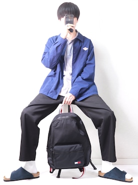 「平成最後のWEARISTAセンバツ」｜「アイテム（ナイロンジャケット）」を使った、SHOTAさん（メンズ・176cm）の春コーディネート