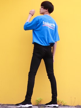 「スピードトレーナー」｜「アイテム（ファッション雑貨）」を使った、SHOTAさん（メンズ・176cm）の夏コーディネート