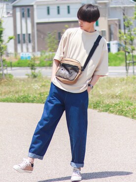 「チャックテイラー」｜「アイテム（アナログ腕時計）」を使った、SHOTAさん（メンズ・175cm）の夏コーディネート