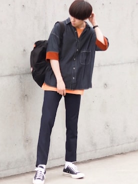 「TOMMY HILFIGER」｜「アイテム（その他）」を使った、SHOTAさん（メンズ・176cm）の夏コーディネート