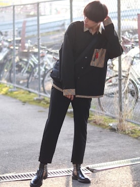 「バーバリー」｜「アイテム（その他）」を使った、SHOTAさん（メンズ・176cm）の夏コーディネート