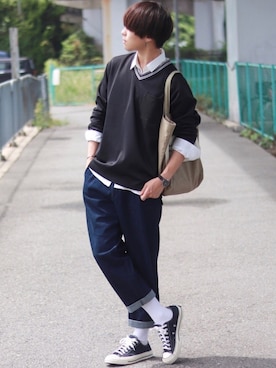 「アキコーデ」｜「アイテム（その他）」を使った、SHOTAさん（メンズ・176cm）の秋コーディネート