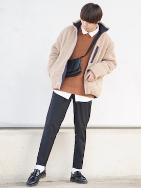 「KANGOL（カンゴール）のアイテム（ジャケット/アウター）」を使った、SHOTAさん（メンズ・176cm）の秋コーディネート