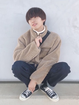 「RAGEBLUE（レイジブルー）のアイテム（ブルゾン）」を使った、SHOTAさん（メンズ・176cm）の秋コーディネート