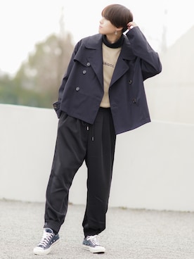 「kutir（クティール）のアイテム（ジャケット/アウター）」を使った、SHOTAさん（メンズ・176cm）の冬コーディネート