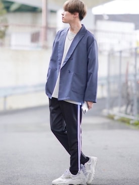 「KANGOL（カンゴール）のアイテム（パンツ）」を使った、SHOTAさん（メンズ・176cm）の春コーディネート