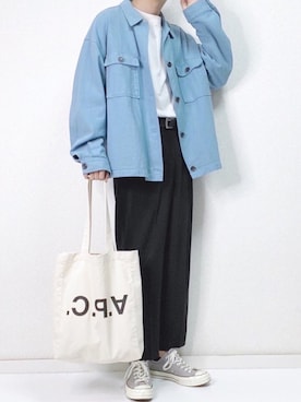 「RAGEBLUE（レイジブルー）のアイテム（ブルゾン）」を使った、SHOTAさん（メンズ・176cm）の春コーディネート