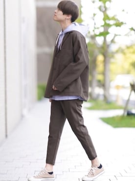 「ZIP FIVE（ジップファイブ）のアイテム（ジャケット/アウター）」を使った、SHOTAさん（メンズ・176cm）の春コーディネート