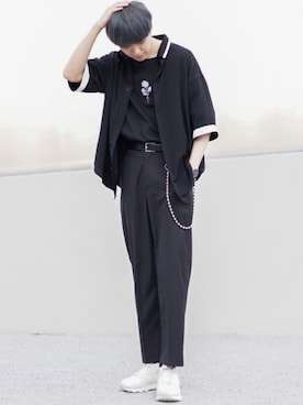 「薔薇」｜「アイテム（その他）」を使った、SHOTAさん（メンズ・176cm）の夏コーディネート