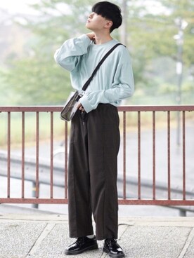 「RAGEBLUE（レイジブルー）のアイテム（シューズ）」を使った、SHOTAさん（メンズ・176cm）の秋コーディネート