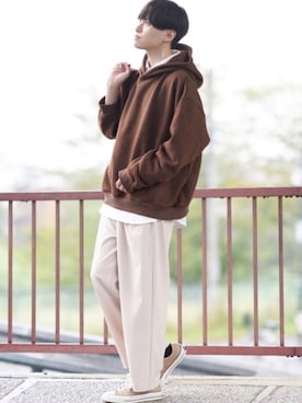 「ラブアンドピース2020」｜「アイテム（その他）」を使った、SHOTAさん（メンズ・176cm）の秋コーディネート