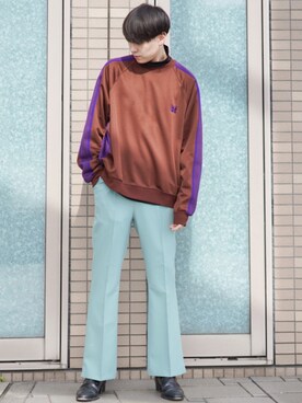 「Saint Laurent（サンローラン）のアイテム」を使った、SHOTAさん（メンズ・176cm）の冬コーディネート