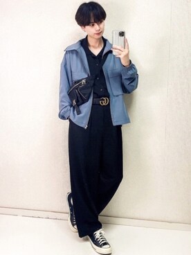 「LUCY（ルーシー）のアイテム（ジャケット/アウター）」を使った、SHOTAさん（メンズ・176cm）の春コーディネート