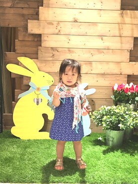 「STUART WEITZMAN（スチュアートワイツマン）のアイテム」を使った、coco and doreenさん（キッズ・80cm）の冬コーディネート