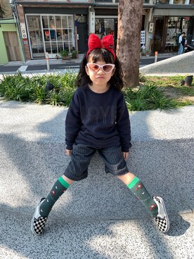 「ALDO（アルド）のアイテム」を使った、coco and doreenさん（キッズ・110cm）の冬コーディネート