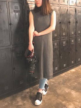 「2018ss」｜「アイテム（ワンピース/ドレス）」を使った、Kate tam さん（レディース・156cm）の春コーディネート