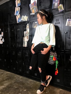 「locker」｜Kate tam さん（レディース・156cm）の春コーディネート