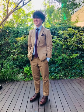 小林 克也さん(メンズ・168cm)の秋コーディネート