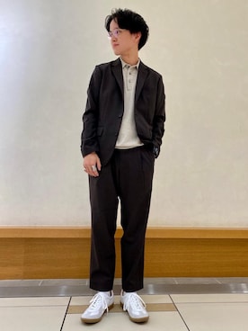 「Easy Set Up」｜小林 克也さん（メンズ・168cm）の秋コーディネート