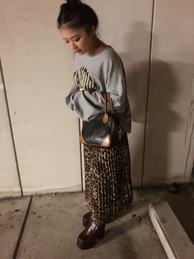 「HONEY（ハニー）のアイテム」を使った、shiiさん（レディース・151cm）の秋コーディネート