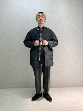 「UNITED ARROWS（ユナイテッドアローズ）のアイテム（その他アウター）」を使った、Kazushige   Ohyamaさん（メンズ・176cm）の秋コーディネート