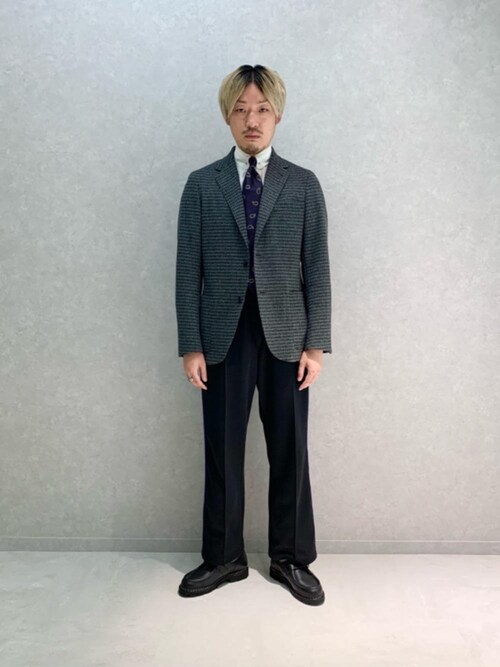 Kazushige Ohyama ユナイテッドアローズ 有楽町店 Holliday Brownのネクタイを使ったコーディネート Wear