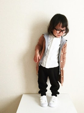 Nana‎٭¨̮❼さん（キッズ・90cm）の秋コーディネート