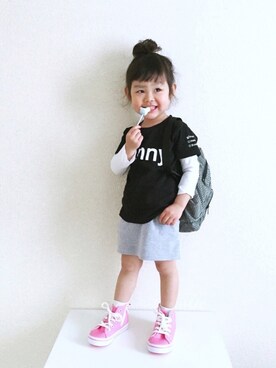 Nana‎٭¨̮❼さん（キッズ・90cm）の春コーディネート