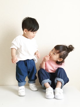 Nana‎٭¨̮❼さん（キッズ・90cm）の春コーディネート