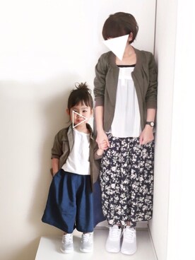 Nana‎٭¨̮❼さん（キッズ・90cm）の春コーディネート