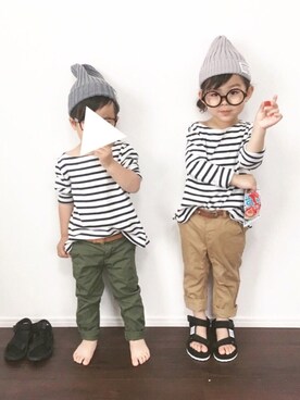 Nana‎٭¨̮❼さん（キッズ・90cm）の春コーディネート