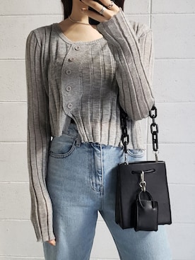 「韓国ファッション」｜honoさん（レディース・154cm）の春コーディネート