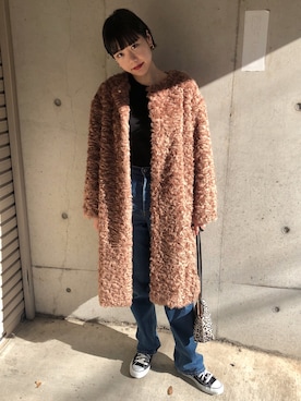 Risaさん（レディース・168cm）の冬コーディネート