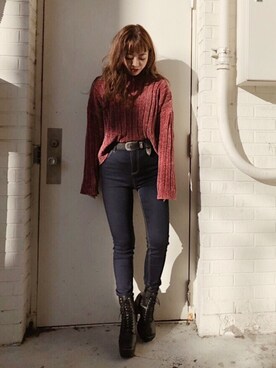 karenさん（レディース・156cm）の冬コーディネート