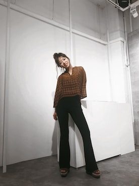 「EVRIS（エヴリス）のアイテム（アクセサリー）」を使った、karenさん（レディース・155cm）の夏コーディネート