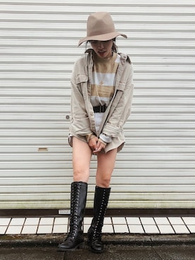 「FOREVER 21（フォーエバー トゥエンティーワン）のアイテム（トップス）」を使った、karenさん（レディース・156cm）の秋コーディネート