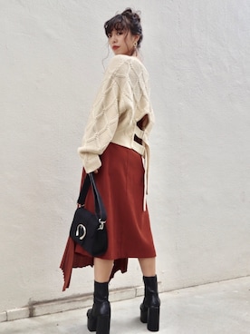 karenさん（レディース・156cm）の秋コーディネート