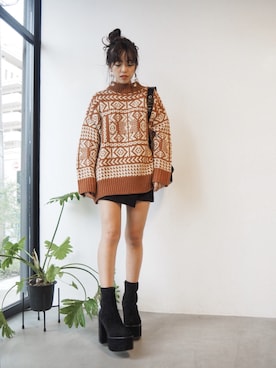 karenさん（レディース・156cm）の冬コーディネート