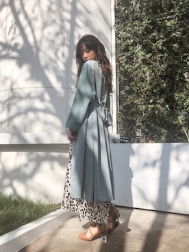 「EVRIS（エヴリス）のアイテム（ワンピース/ドレス）」を使った、karenさん（レディース・156cm）の春コーディネート